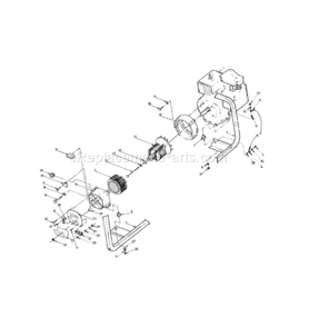 Part Location Diagram of 74706 Generac Use 77258 Stator